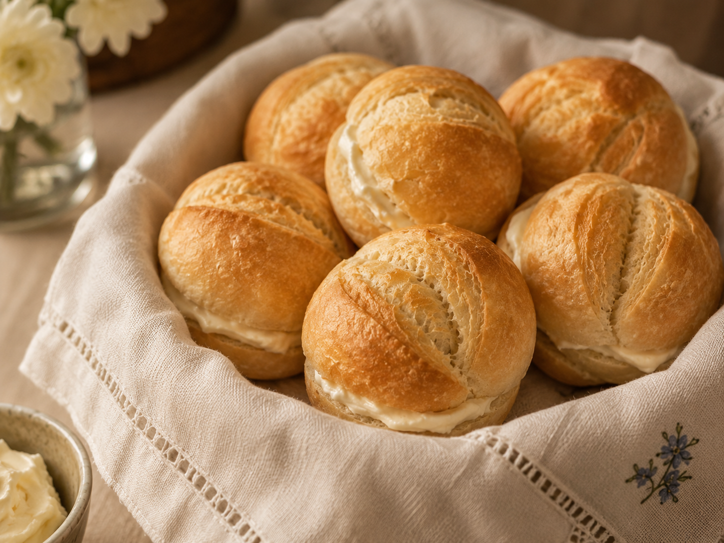 Pãezinhos com Cream Cheese Petit Delicies